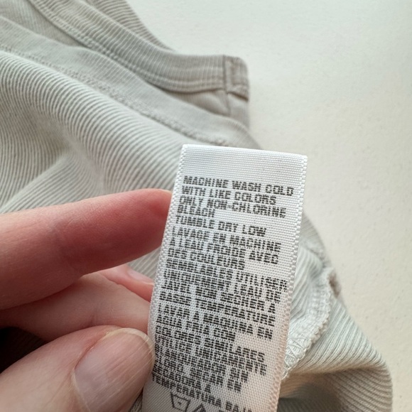 James Perse Cutaway Ribbed Tank Size 4 - Picture 7 of 8